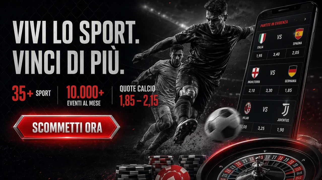 Glorion Casino — Scommesse Sportive per Giocatori Italiani