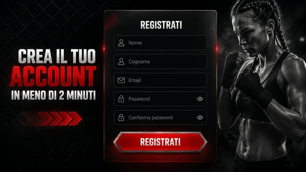modulo di registrazione con campi dati personali